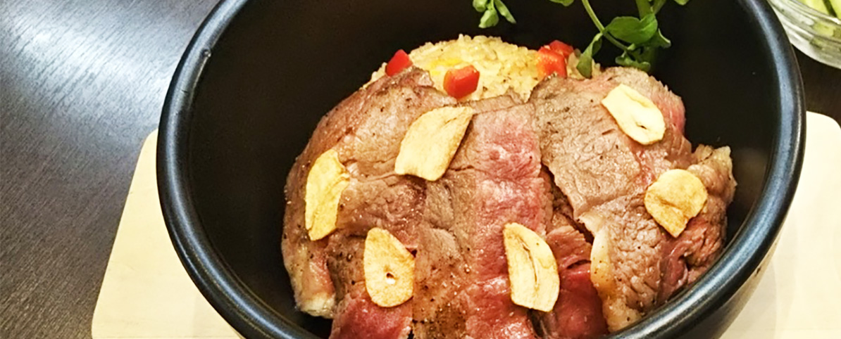 めんたい石焼き高菜チャーハン